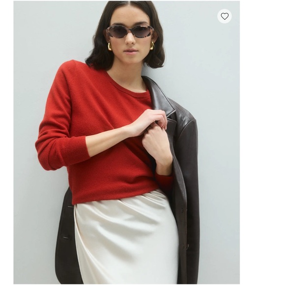 Quince 100% Mongolian Cashmere Crewneck Womens Sweater Large Luxury Old Money - Picture 7 of 7